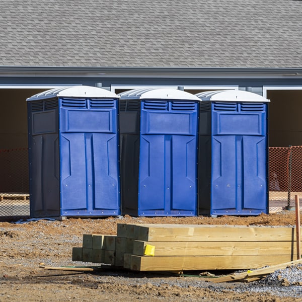 how can i report damages or issues with the portable toilets during my rental period in Schoenchen Kansas